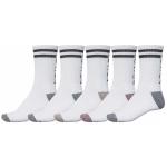 Globe Carter 5-Pack Crew Socks - White