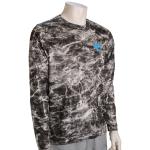Costa Mossy Oak Elements Tech Crew LS T-Shirt - Gray - XXL