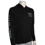 Salty Crew Stealth Hood Rashguard - Black - XXXL