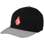 Volcom Full Stone Heather XFit Hat - Flame Red - L/XL
