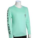 Salty Crew Boy's Bruce LS Rashguard - Sea Foam - XL
