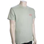 Billabong Arch Wave T-Shirt - Seaglass / Coral - XXL
