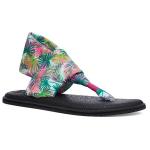 Sanuk Sling Tropical Sandal - Neon Palms - 10
