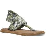 Sanuk Sling Tropical Sandal - Olive Palms - 10