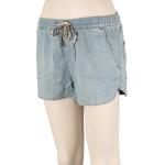 Roxy Back To The Beach Denim Shorts - Light Blue - XL