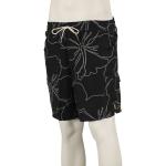 Quiksilver Waterman Balance Print Volley Shorts - Black Totally Paradise - XXL