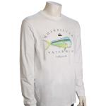 Quiksilver Waterman Sea Creatures LS T-Shirt - White - XXL