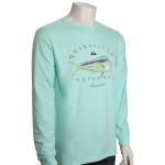 Quiksilver Waterman Sea Creatures LS T-Shirt - Beach Glass - XXL