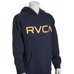 RVCA Boy's Big RVCA Pullover Hoody - Navy Heather - XL