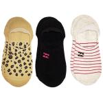 Billabong Safari Nights Women's No Show Socks - Black Multi