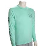 Salty Crew Fishmonger LS Rashguard - Seafoam - XL