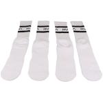 RVCA Striped Crew Socks - White