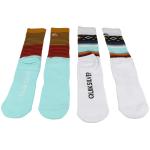 Quiksilver 2 Pack Crew Socks - White