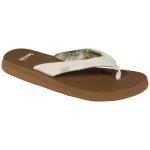 Sanuk Yoga Mat Sandal - White / Tan - 10