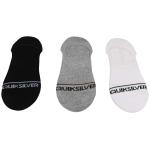 Quiksilver 3 Pack No Show Socks - White Multi