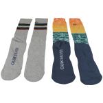 Quiksilver 2 Pack Crew Socks - Navy Multi