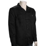 RVCA Day Shift LS Button Down Shirt - RVCA Black - XXL