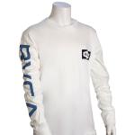 RVCA Boy's Bracket LS T-Shirt - White - XL