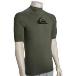 Quiksilver All Time SS Rash Guard - Thyme - XXXL