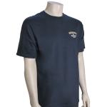 Quiksilver Waterman Heavy Hooks T-Shirt - Midnight Navy - L