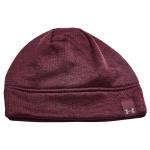 Under Armour Storm Fleece Beanie - Black / Dark Maroon