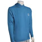 Quiksilver Dredge Pullover Hoody - Vallarta Blue Heather - XXL