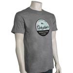 Quiksilver Circle Script T-Shirt - Medium Grey Heather - XXL