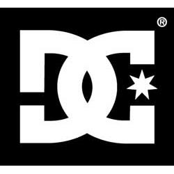 DC Black Logo Sticker - S