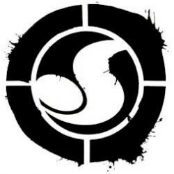 DVS Logo Splat Sticker - Black