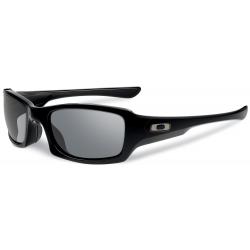 Oakley Fives Squared Sunglasses - Polished Black / Grey