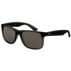 Ray-Ban Justin Sunglasses - Black Fade / Grey Gradient Mirror