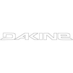 DaKine Rail Logo Sticker - White - XS