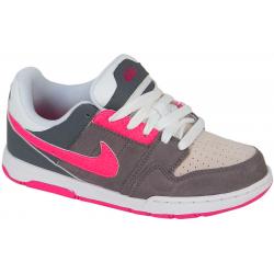 Nike 6.0 Girl's Mogan Shoe - Cool Grey / Cherry / White - Youth 5