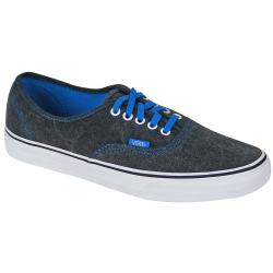 Vans Authentic Shoe - Washed Black / Blue - 13