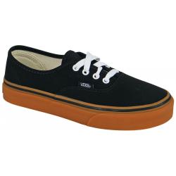 Vans Kid's Authentic Shoe - Black / Gumsole - Youth 4