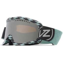 Von Zipper Sizzle Snow Goggles - Diamonds R 4Ever Aqua / Smoke Grey Chrome