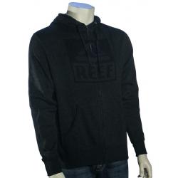 Reef Square Block Zip Hoody - Charcoal Heather - XXL