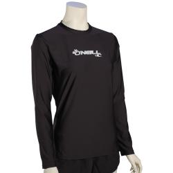 O'Neill Women's Basic Skins LS Surf Shirt - Black - XS