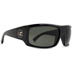 Von Zipper Clutch Sunglasses - Black Satin / Grey