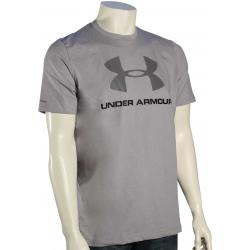 Under Armour Sportstyle Logo T-Shirt - Grey Heather / Graphite - XXL