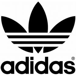 Adidas Logo Sticker - Black
