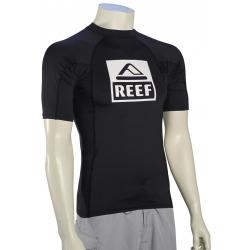Reef Logo SS Rash Guard - Black - XXL