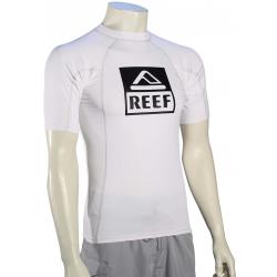 Reef Logo SS Rash Guard - White - XXL