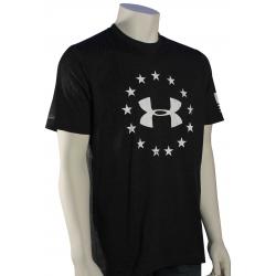 Under Armour Freedom T-Shirt - Black / White - XXL