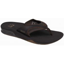 Reef Leather Fanning Sandal - Brown - 14