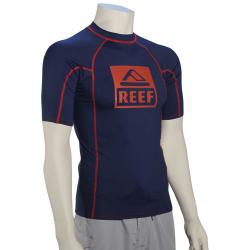 Reef Logo SS Rash Guard - Navy - XXL