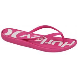 Hurley One and Only Printed Women's Sandal - Fire Pink - 10