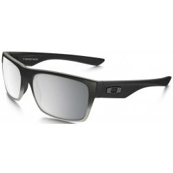 Oakley Two Face Machinist Sunglasses - Matte Black / Chrome Iridium