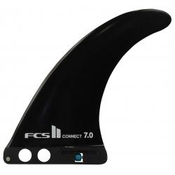 FCS II Connect 7" Longboard Fin - Black
