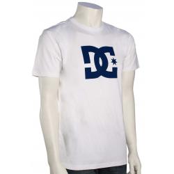 DC Star T-Shirt - White / Navy - XXL